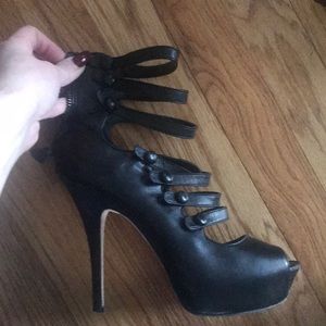 Bebe strappy heels